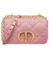 Caro Small Cross Bag Gold Pink - DIOR - BALAAN 2