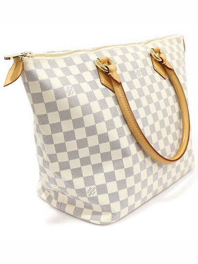 N51185 Damier Azur Canvas Saleya MM Shoulder Bag - LOUIS VUITTON - BALAAN 2