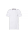 Embroidered Bee Cotton Jersey Short Sleeve T-Shirt White - DIOR - BALAAN 2