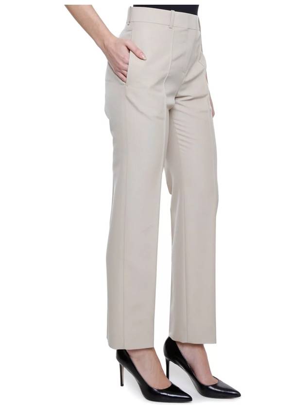 front pleat straight slacks navy - CELINE - BALAAN.