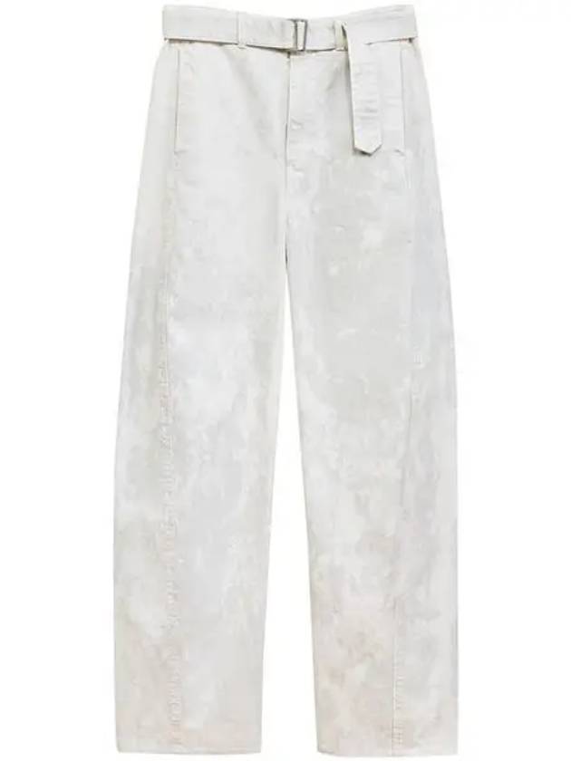 TWISTED BELTED PANTS PA326 LD1011 883 twisted belt pants - LEMAIRE - BALAAN 1