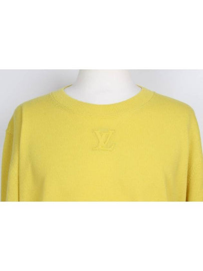 LV emboss knit yellow XL - LOUIS VUITTON - BALAAN 2