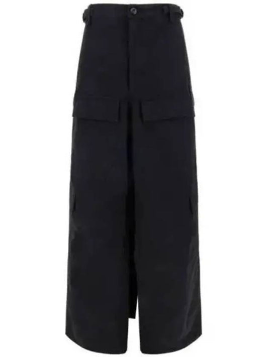 Apron Cargo Pants A Line Skirt Black Black - BALENCIAGA - BALAAN 2