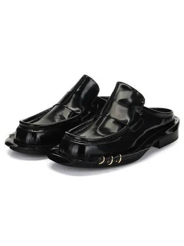 loafers leather mules black - COLIAC - BALAAN 1