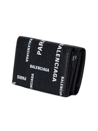 Logo Print Half Wallet Black - BALENCIAGA - BALAAN 2