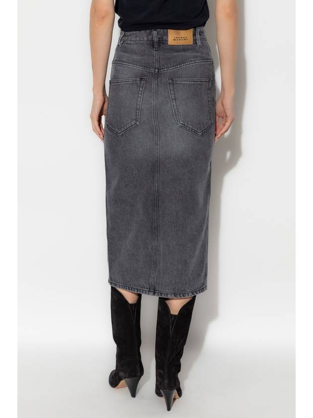 Isabel Marant Denim Skirt Tilauria, Women's, Grey - ISABEL MARANT - BALAAN 4