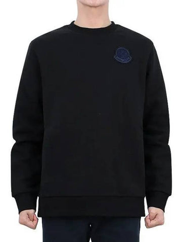 Patch Logo Cotton Sweatshirt 8G00067 809KX 999 1113250 - MONCLER - BALAAN 1