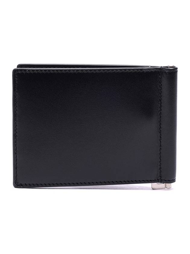 Monogram Money Clip Half Wallet Black - SAINT LAURENT - BALAAN 6