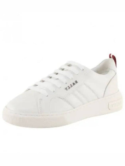 Women's New Maxim Leather  Low Top Sneakers White WK0050 NA003 U001 - BALLY - BALAAN 2