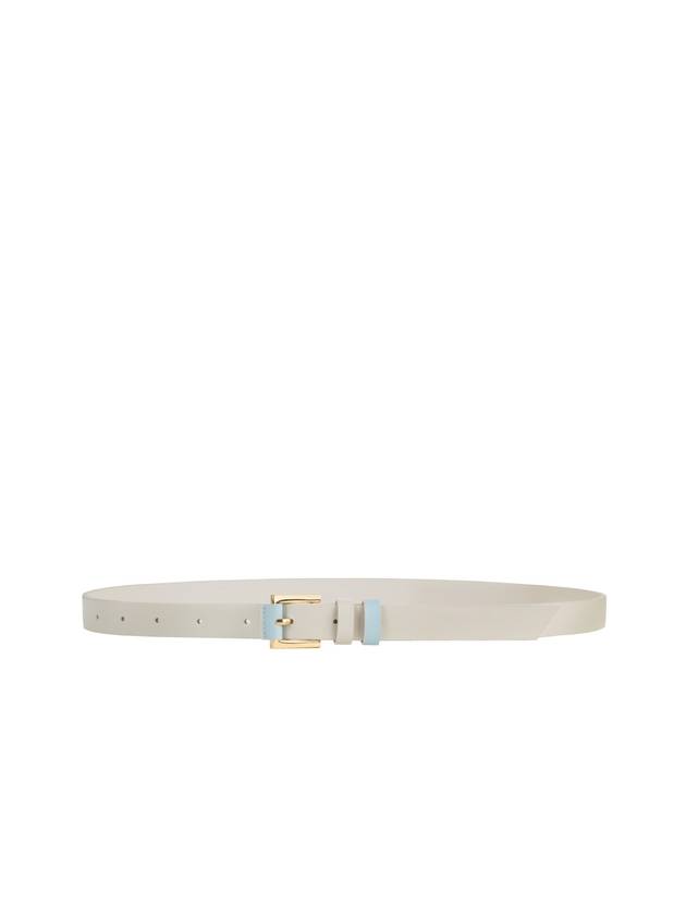 Trivet two-tone buckle belt ivory sky - LECHROMAQI - BALAAN 2