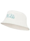 Kids Logo Bucket Hat White 4WBM23HATE 013 - DIOR - BALAAN 3