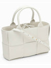 Arco Mini Tote Bag White - BOTTEGA VENETA - BALAAN 3