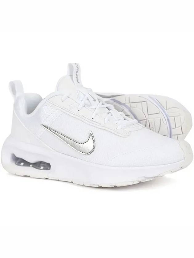 Air Max Interlock Low Top Sneakers Metalic Silver White - NIKE - BALAAN 3