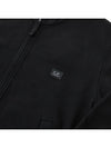 Logo Cotton High Neck Zip-Up Jacket Black - CP COMPANY - BALAAN 8