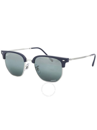 Ray Ban New Clubmaster Polarized Blue Mirrored Unisex Sunglasses RB4416 6656G6 51 - RAY-BAN - BALAAN 2