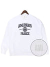 Logo Print Sweatshirt White - AMI - BALAAN 2