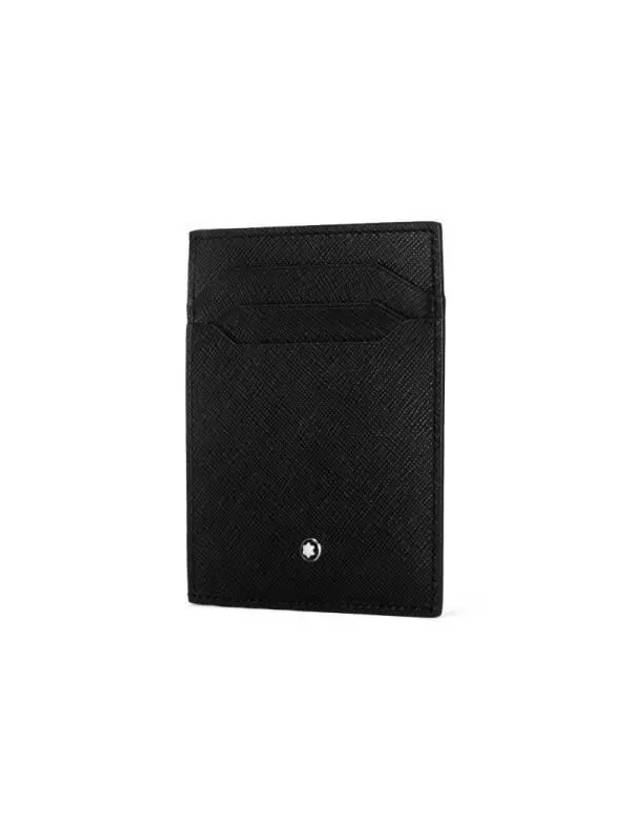 Sartorial 4CC Leather Card Wallet Black - MONTBLANC - BALAAN 5