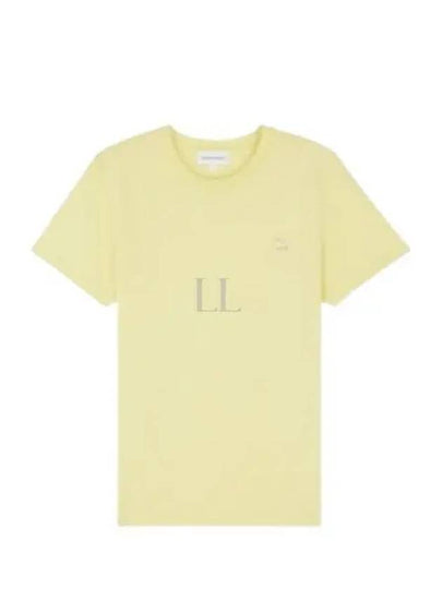 Baby Fox Patch Regular Short Sleeve T-Shirt Yellow - MAISON KITSUNE - BALAAN 2