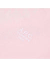 Denise Logo Cotton Short Sleeve T-shirt Pink - A.P.C. - BALAAN 3