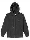 Bold Fox Head Patch Cotton Hooded Zip-Up Black - MAISON KITSUNE - BALAAN 2