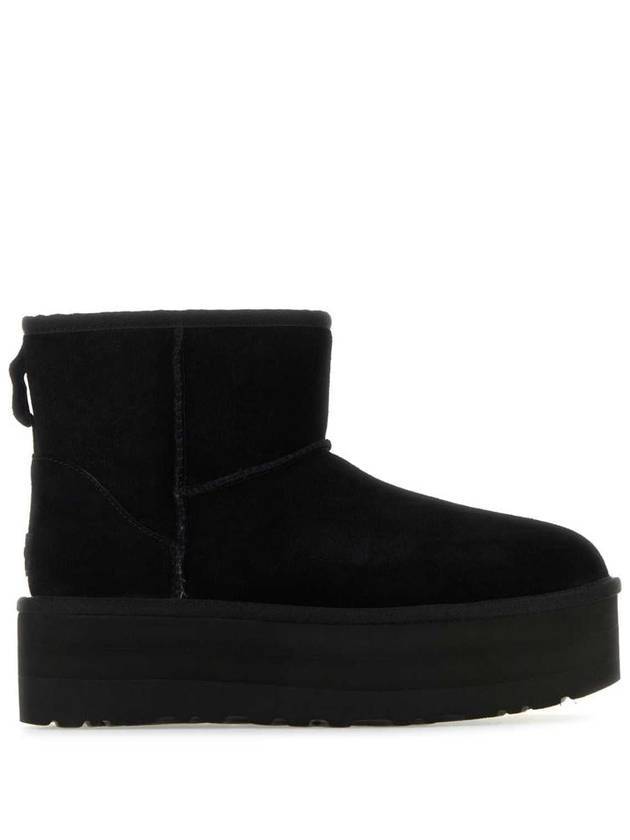 Classic Mini Platform Suede Winter Boots Black - UGG - BALAAN 1