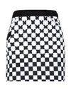 Women s Butterfly Checkerboard Culottes Skirt BMU4M102W - LUX GOLF - BALAAN 1