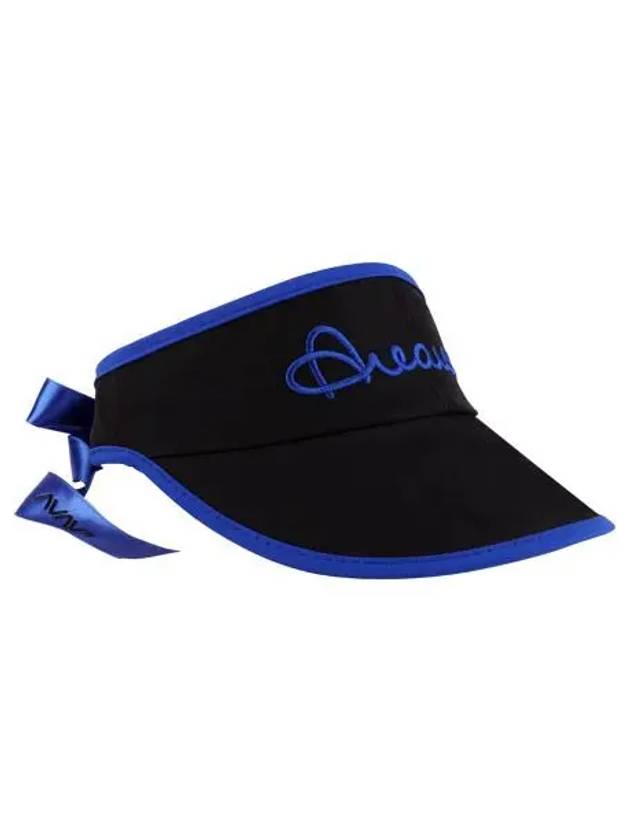 Golf Tennis Heart Logo Sun Cap Visor Black - AVAVE - BALAAN 3