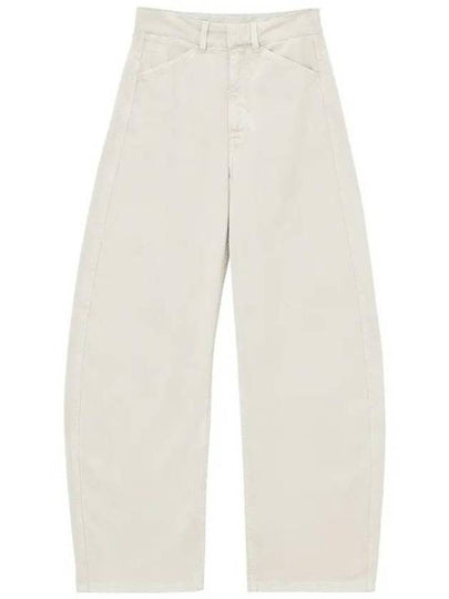 High Rise Curved Jeans White - LEMAIRE - BALAAN 2