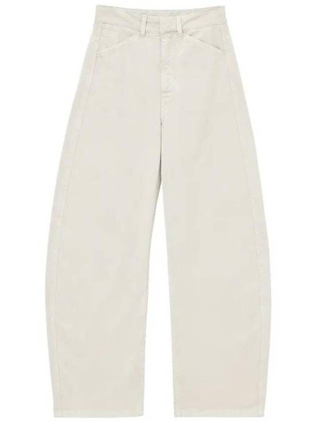 High Rise Curved Jeans White - LEMAIRE - BALAAN 2