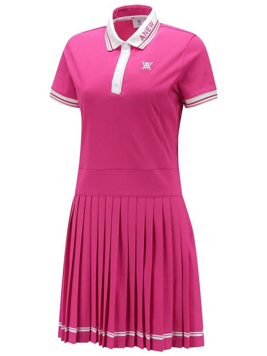 WOMEN PLEATED SKIRT PIQUE ONE PIECEHP - ANEWGOLF - BALAAN 2