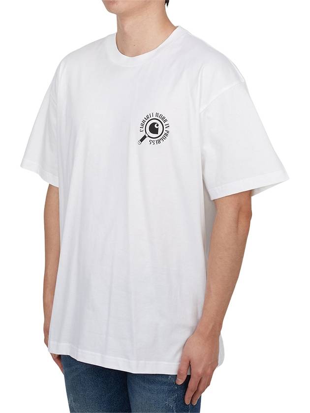 Inspector Short Sleeve T-Shirt White - CARHARTT WIP - BALAAN 4