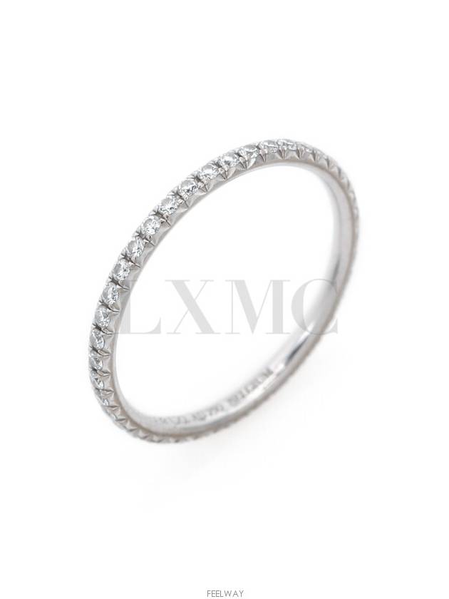 Tiffany Metro Full Eternity Ring Platinum Diamond Setting No 9 - TIFFANY & CO. - BALAAN 3