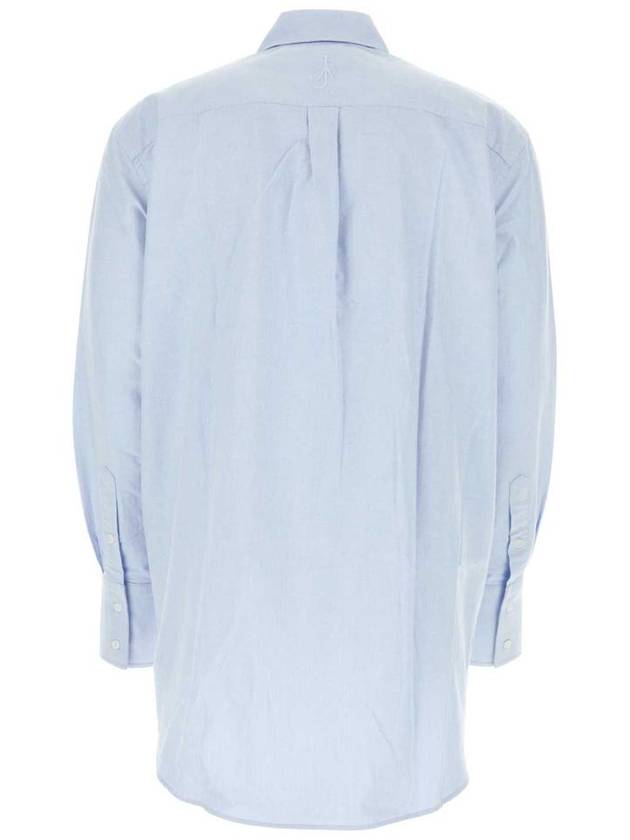 Oversized Long Sleeve Shirt Light Blue - JW ANDERSON - BALAAN 3