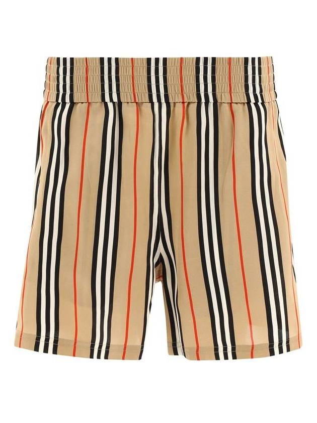 Icon Stripe Shorts Beige - BURBERRY - BALAAN 1