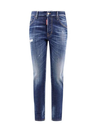 Skater Skinny Cut Jeans Blue - DSQUARED2 - BALAAN 2