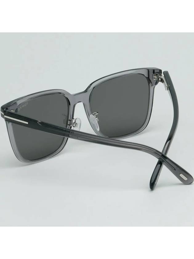 Eyewear Oversized Square Horn-rimmed Sunglasses Grey - TOM FORD - BALAAN 5