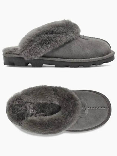 Women's Coquette Slippers Dark Grey - UGG - BALAAN 2