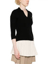 ORB Polo Cashmere Knit Top Black - VIVIENNE WESTWOOD - BALAAN 4