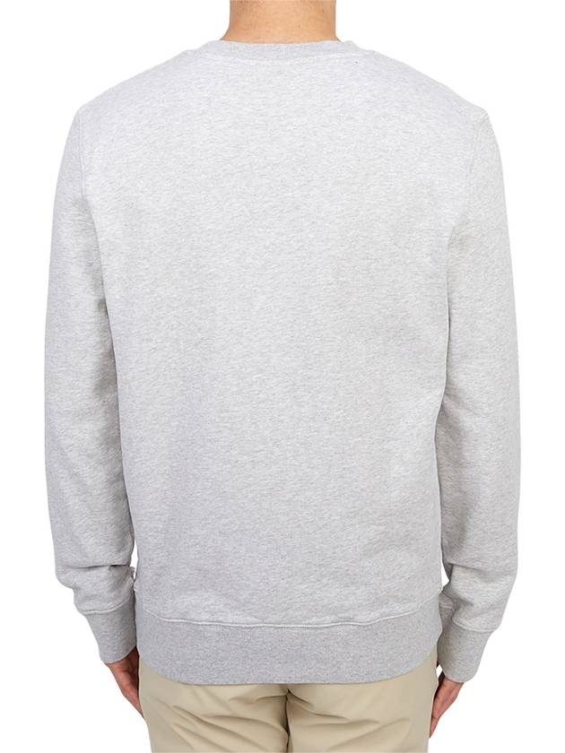 Handwriting Regular Sweatshirt Light Grey Melange - MAISON KITSUNE - BALAAN 5