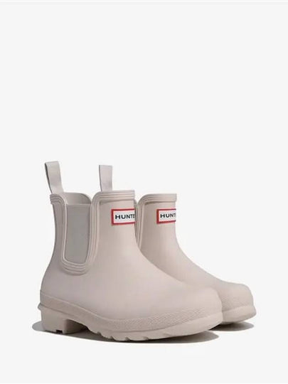 Women's Original Chelsea Rain Boots Beige - HUNTER - BALAAN 2