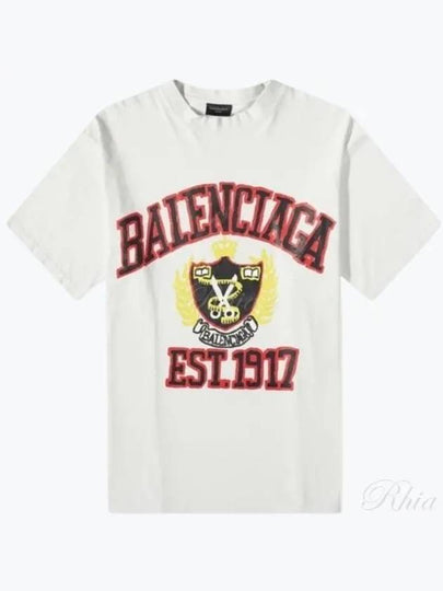 DIY College Medium Fit Short Sleeve T-Shirt White - BALENCIAGA - BALAAN 2