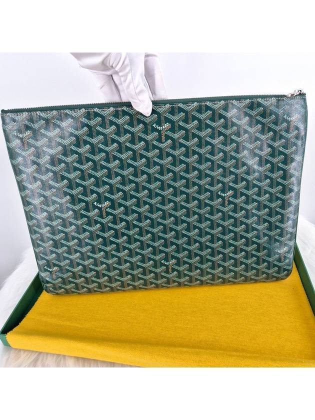 Sena Clutch Bag GM Special Green - GOYARD - BALAAN 3