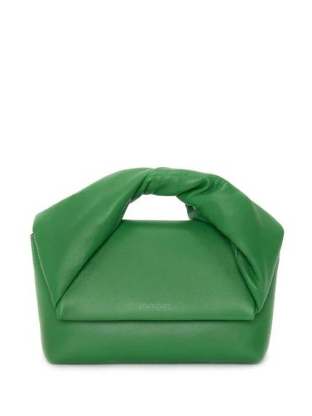 Twister Leather Medium Tote Bag Green - JW ANDERSON - BALAAN 1