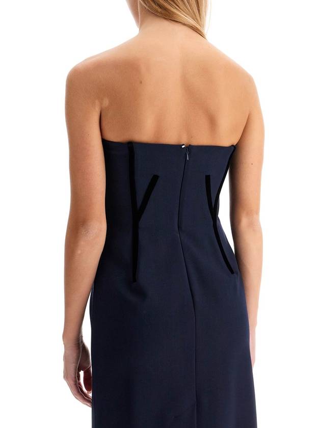 velvet detailed bustier dress with nine - MAX MARA SPORTMAX - BALAAN 4