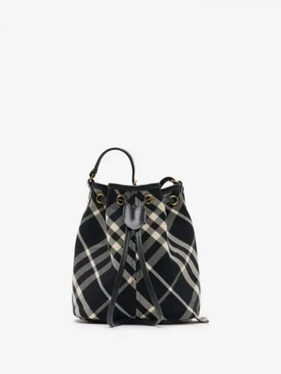 Mini check print bucket bag 8095057 - BURBERRY - BALAAN 2