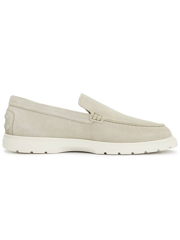 Suede Loafers Light Grey - TOD'S - BALAAN 5