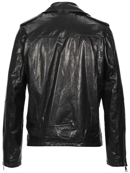 Street Leathers black leather raider jacket - GIORGIO BRATO - BALAAN 2