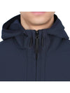 Technology Recycled Polyester Hooded Jacket Navy - STONE ISLAND - BALAAN 8