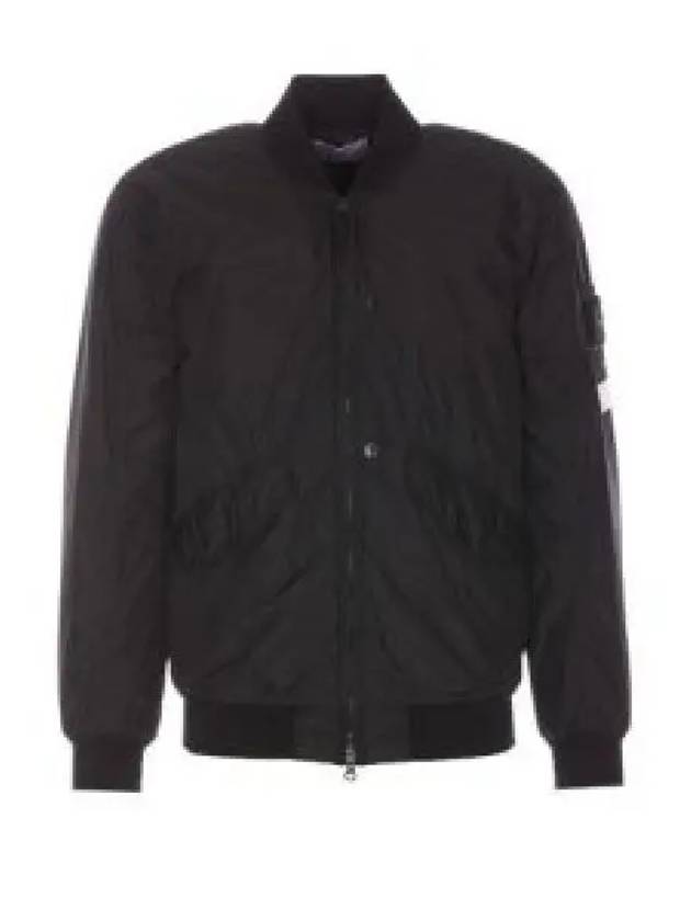 Reps R NY Bomber Jacket Black - STONE ISLAND - BALAAN 2