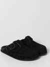 V Logo Monogram Fabric Mule Black - VALENTINO - BALAAN 3